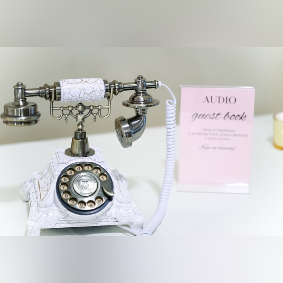 SpinPix 360 Other - Antique Telephone Style Audio Guest Book